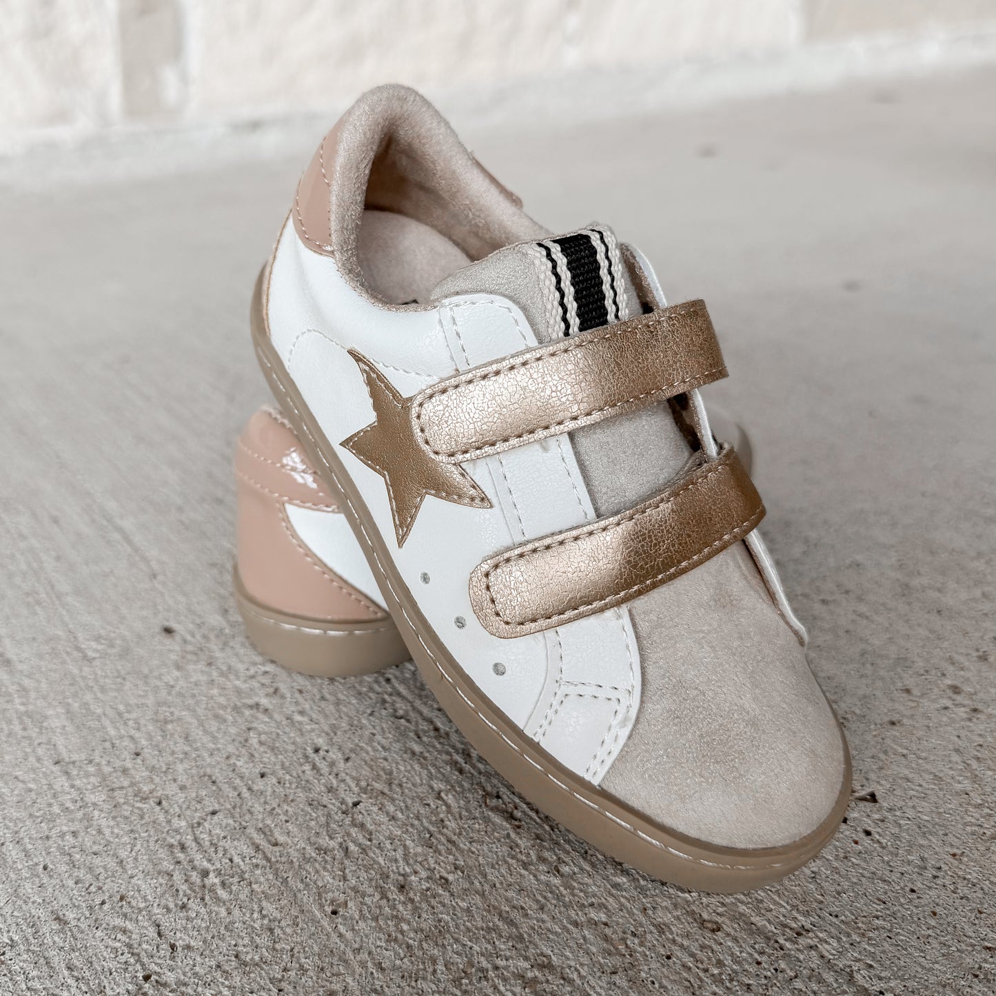 Shu Shop Sunny Mini Taupe Patent Sneaker