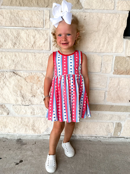 Swoon Baby Patriotic Flair Dress