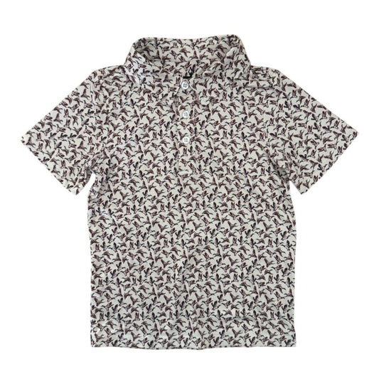 Velvet Fawn Scottie Delta Wings Polo