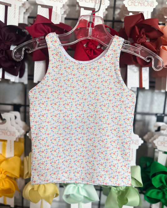Honesty Mini Coral Floral Sport Tank