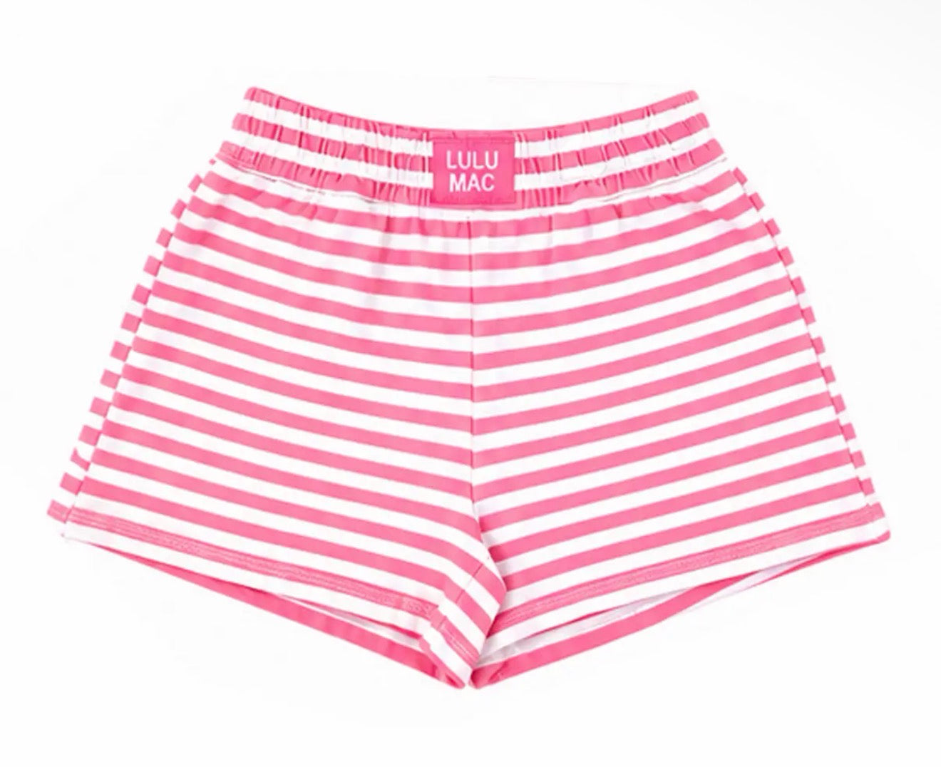 Lulu Mac Bubblegum Stripe Sweat Short