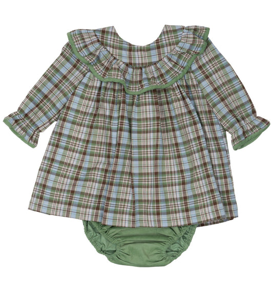 The Oaks Layla Greenbriar Plaid Bloomer Set