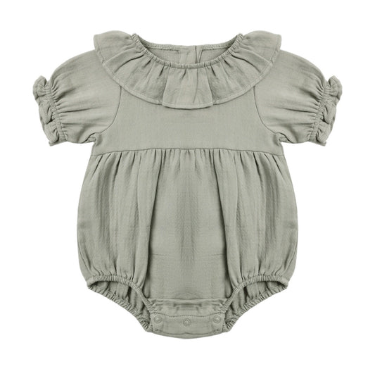 Quincy Mae Laurel Collared Romper