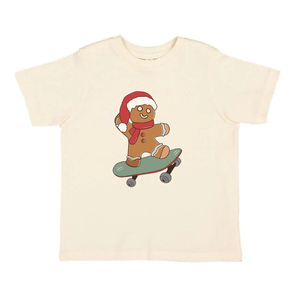 Sweet Wink Gingerbread Skater Boy Tee