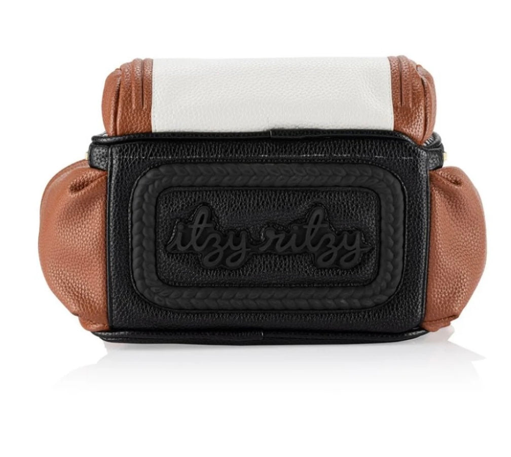 Itzy Ritzy Coffee & Cream Mini Plus Diaper Bag