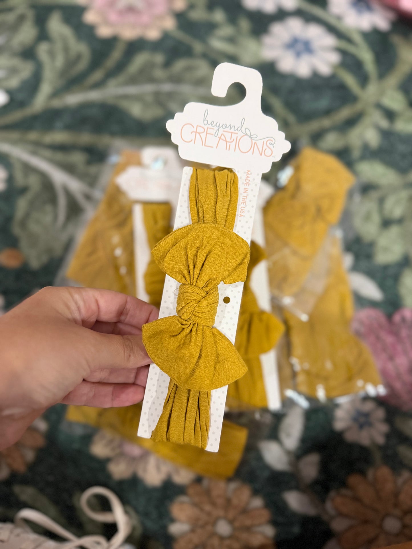 Sale Bows Mustard