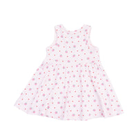 Angel Dear Strawberry Swiss Dot Dress