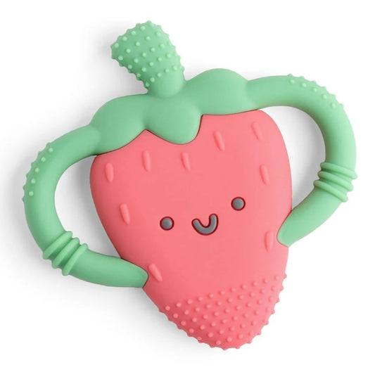 Itzy Ritzy Chew Crew Strawberry Teether