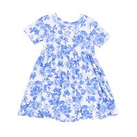 Angel Dear Roses In Blue Twirly Dress