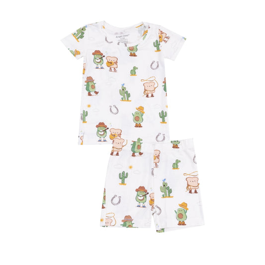 Angel Dear Western Avocado Toast Loungewear Set