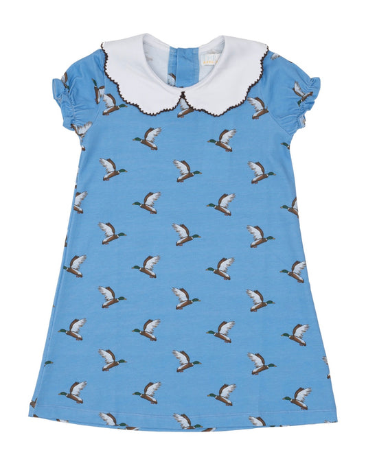 The Oaks Presley Kait Little Mallard Blue Dress