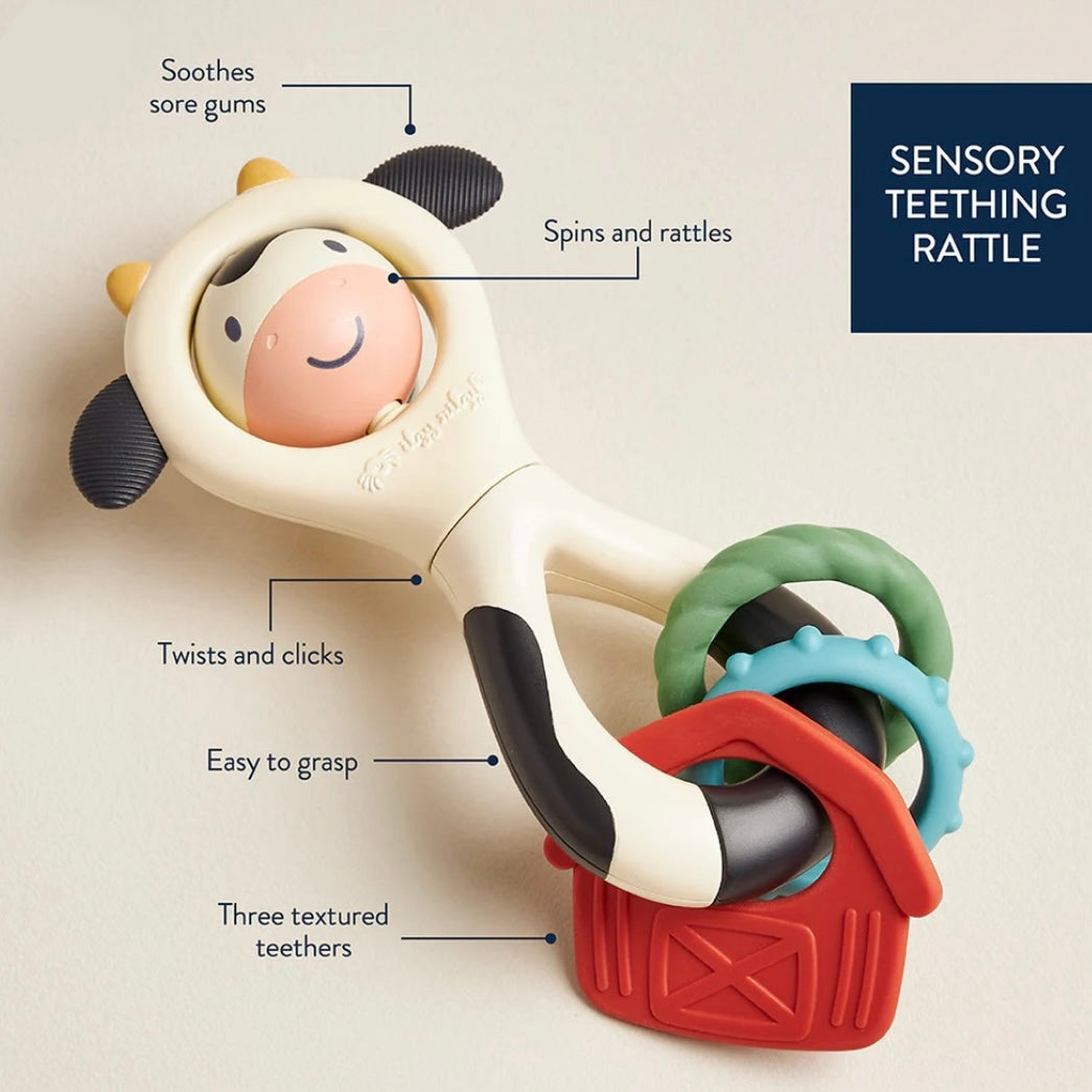 Itzy Ritzy Cow Spinner Rattle