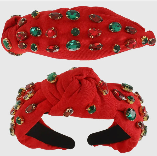 Red Jeweled Headband