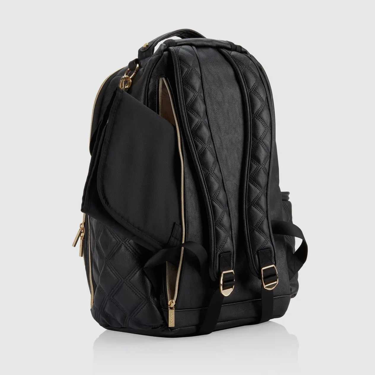 Itzy Ritzy Jetsetter Black Boss Diaper Bag Plus