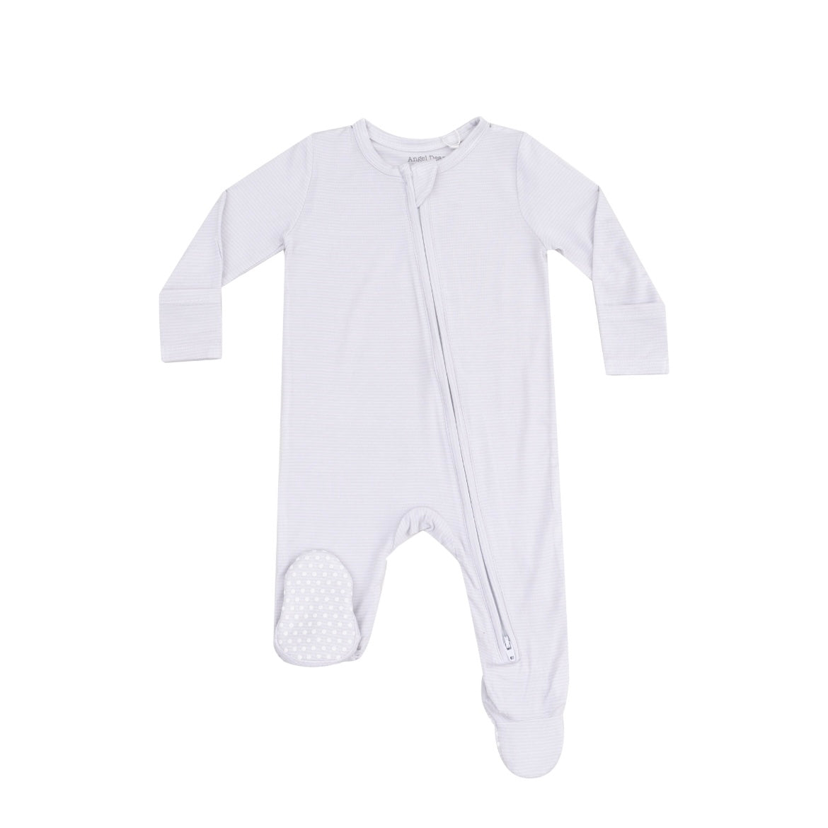 Angel Dear Grey Stripe Footie