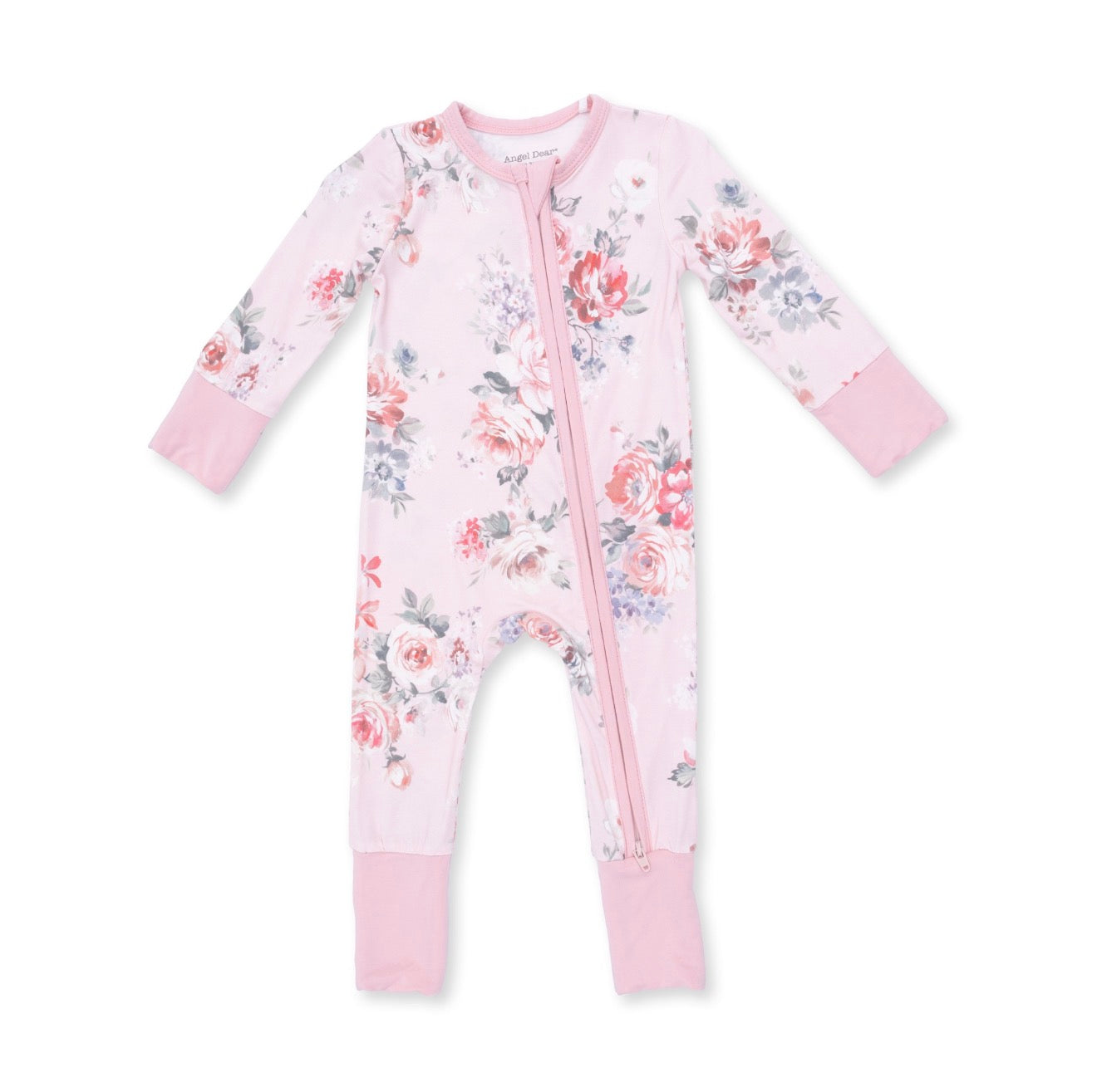 Angel Dear Painterly Rose Boquets Playsuit
