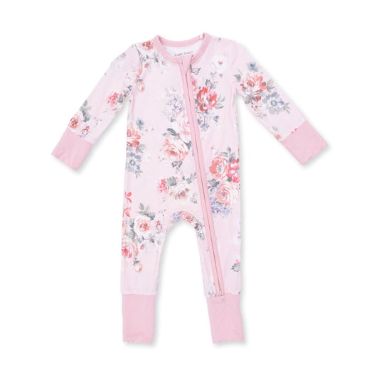Angel Dear Painterly Rose Boquets Playsuit