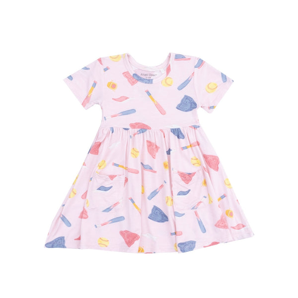 Angel Dear Softball Twirly Dress