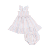 Angel Dear Ogee Floral Smocked Sundress