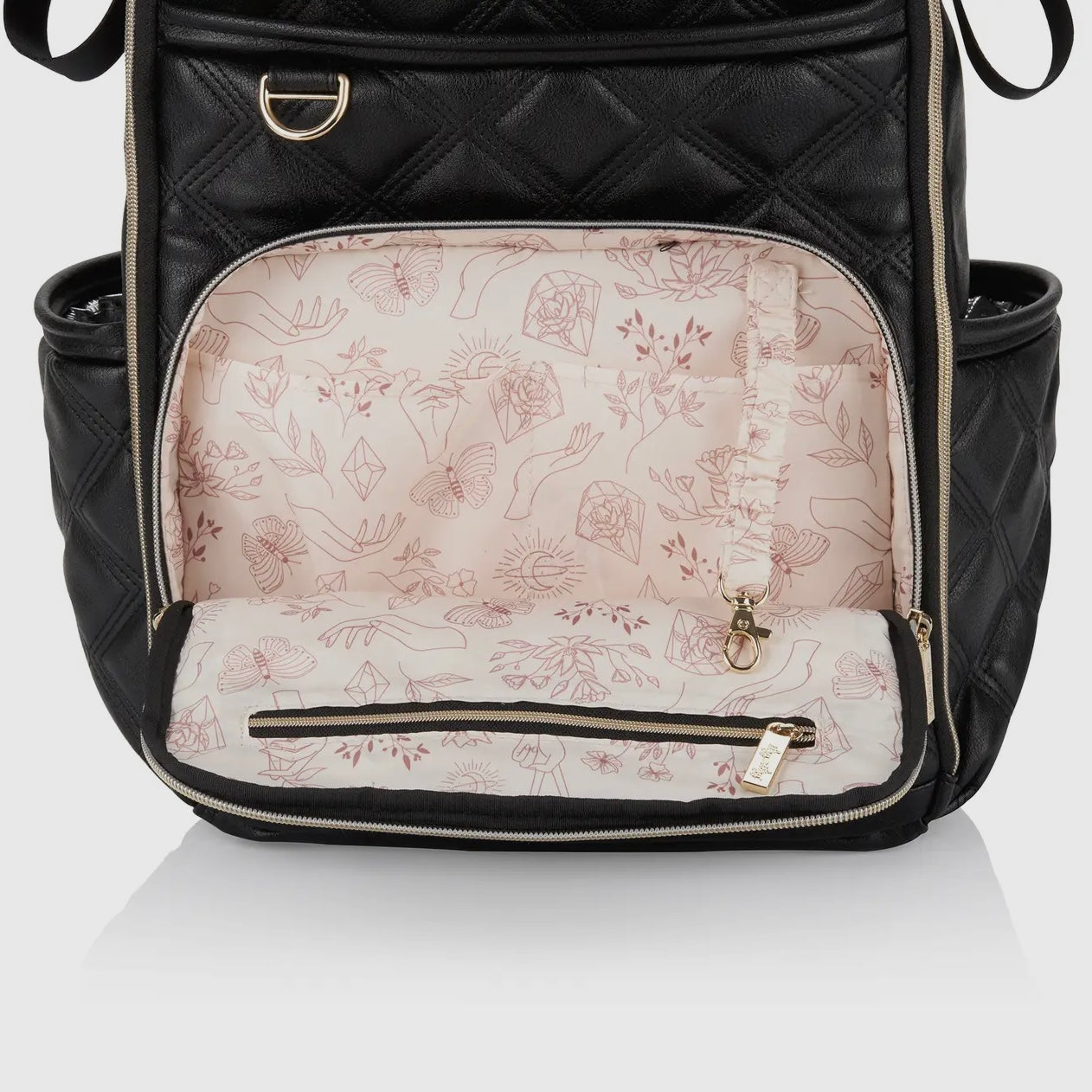Itzy Ritzy Jetsetter Black Boss Diaper Bag Plus