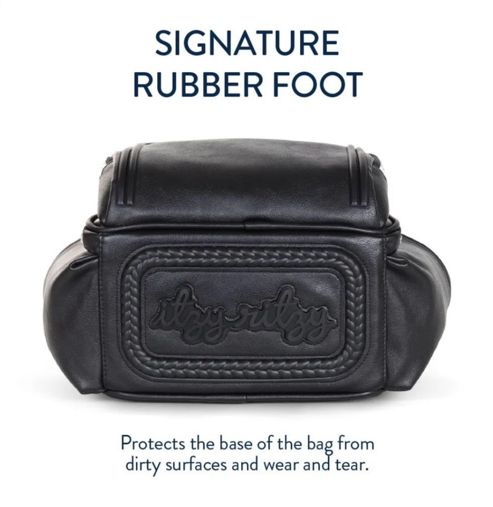 Itzy Ritzy Noir Mini Plus Diaper Bag