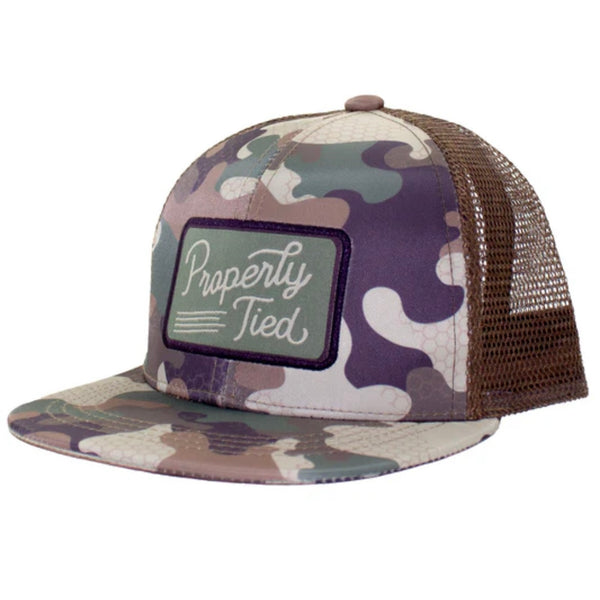 Properly Tied Delta Woodland Camo Sportsman Trucker Hat