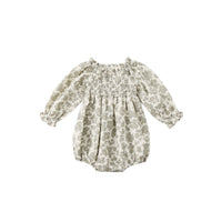 Quincy Mae Green Floral Eden Bubble
