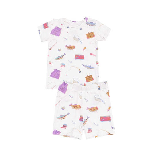 Angel Dear Pink Fishing Things Loungewear Set