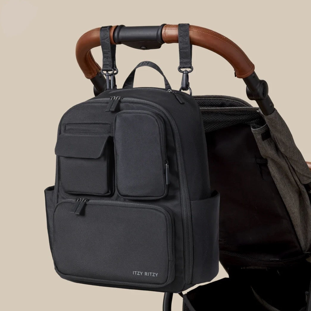 Itzy Ritzy Black Belong Utility Backpack Diaper Bag