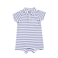 Angel Dear Blue Stripe Polo Shortie