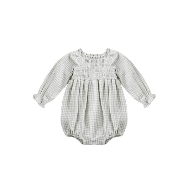 Quincy Mae Blue Gingham Eden Bubble
