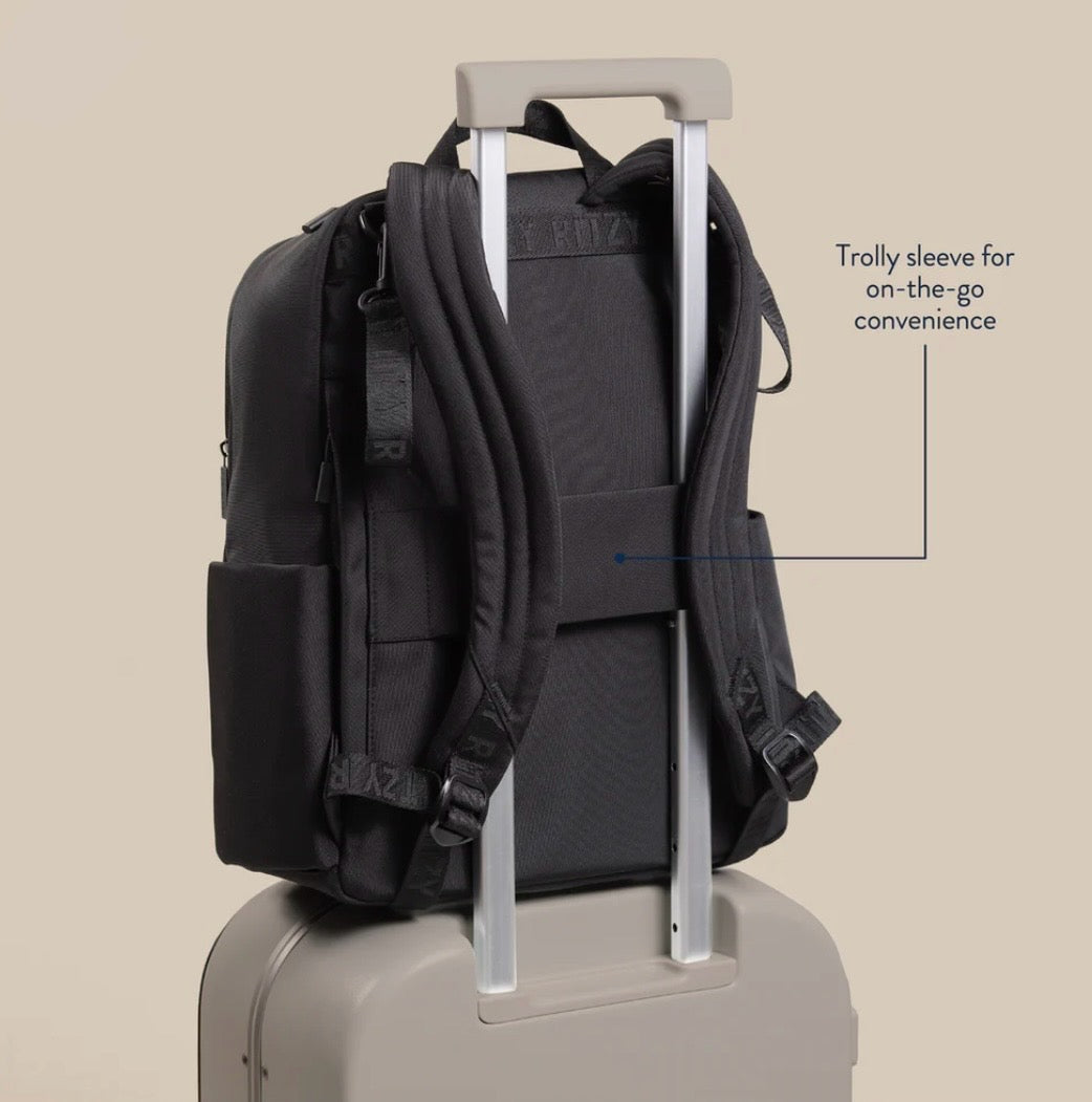 Itzy Ritzy Black Belong Utility Backpack Diaper Bag