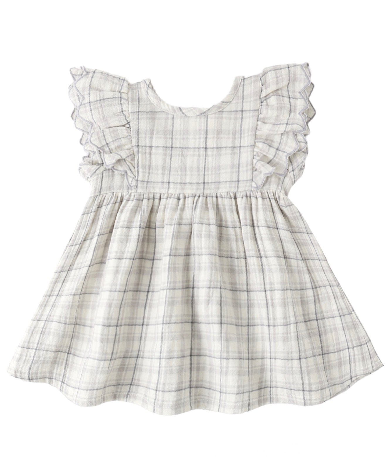 Quincy Mae Blue Plaid Alina Dress