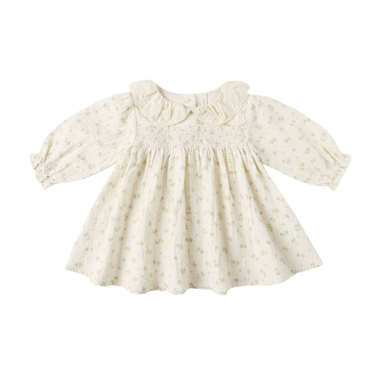 Quincy Mae Golden Floral Callie Dress