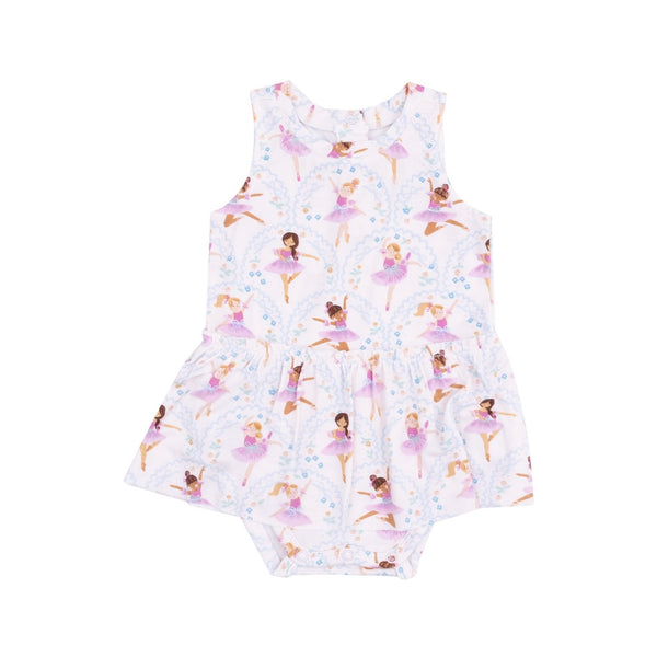 Angel Dear Bow Ballerinas Bodysuit Dress