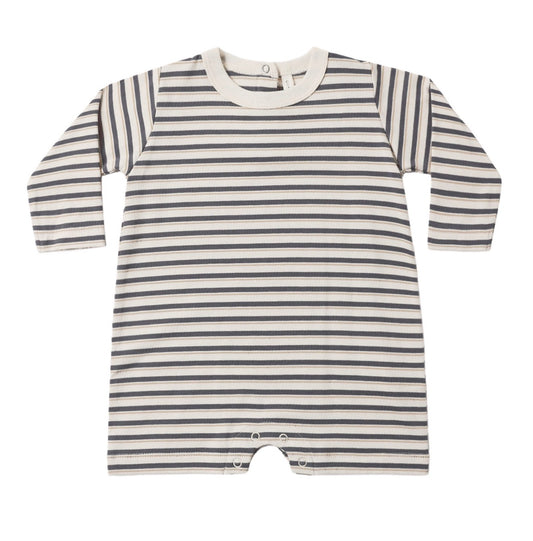 Quincy Mae Long Sleeve Vintage Stripe Romper