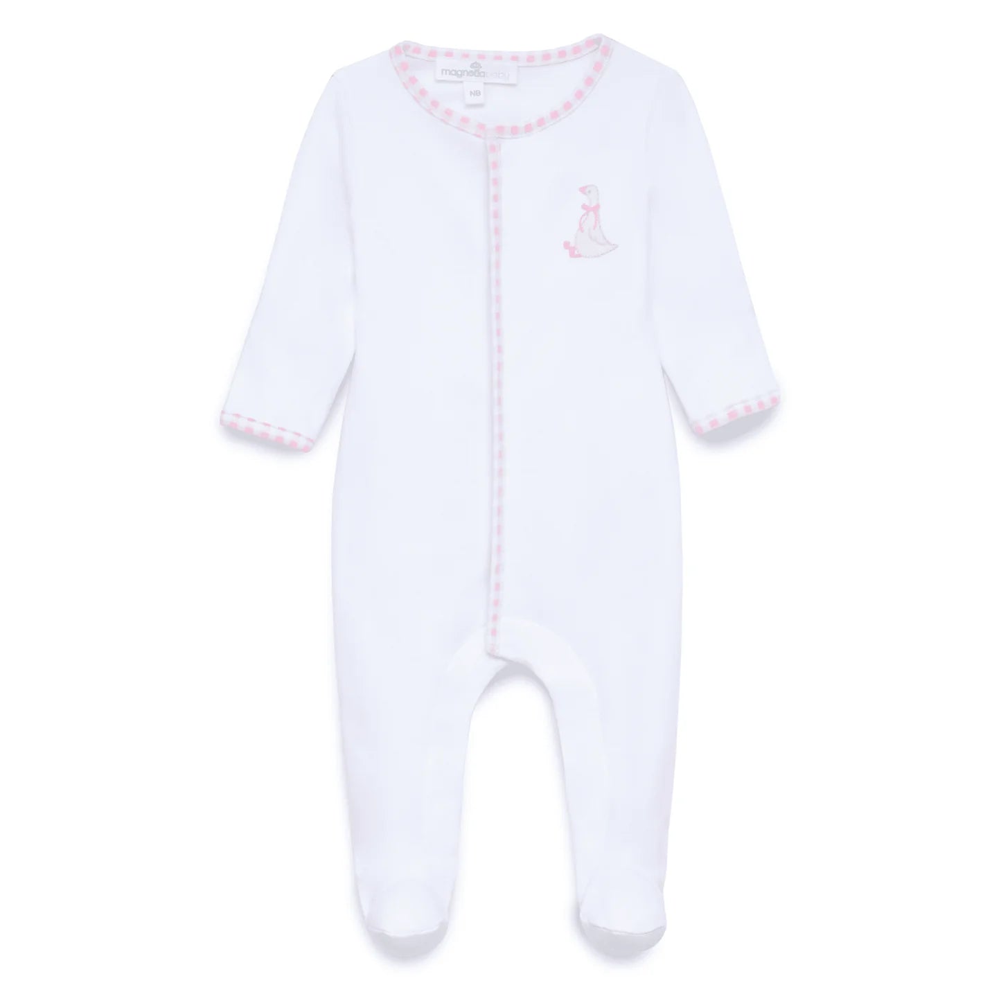 Magnolia Baby Pink Silly Goose Footie