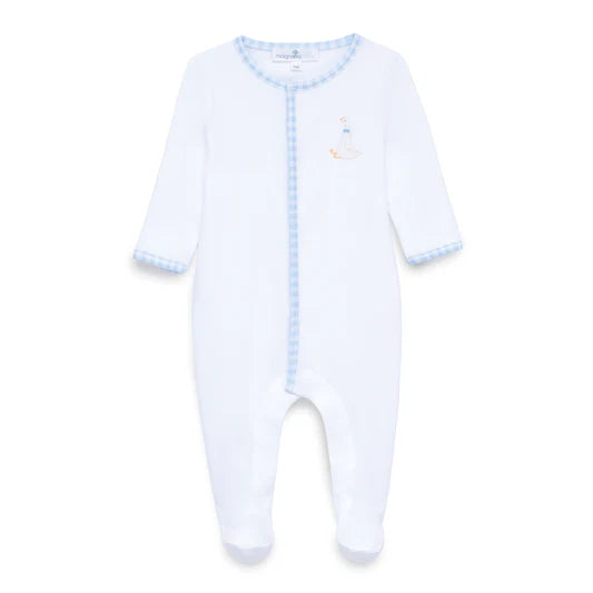 Magnolia Baby Blue Silly Goose Footie