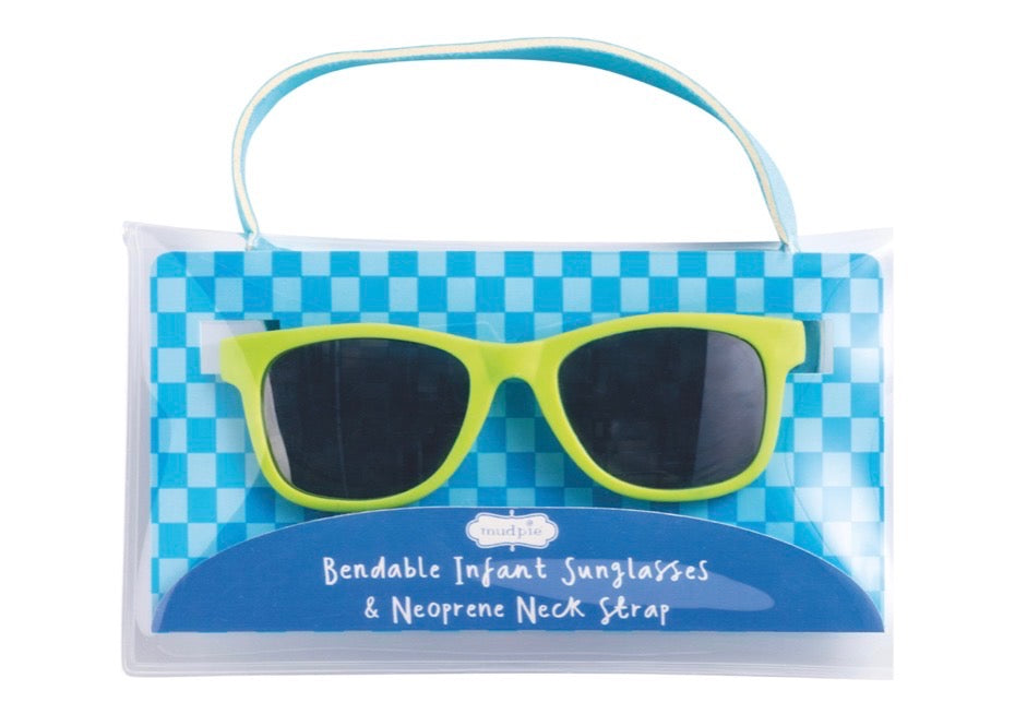 Mud Pie Neon Green Sun Glasses