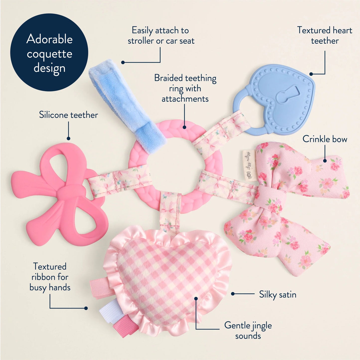 Itzy Ritzy Bow Busy Ring