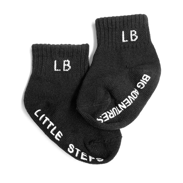 Little Bipsy 3-Pack Black Socks