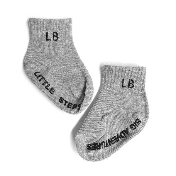 Little Bipsy 3-Pack Grey Socks