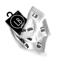 Little Bipsy 3-Pack White Socks