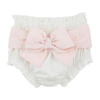 Mudpie White Bow Bloomers