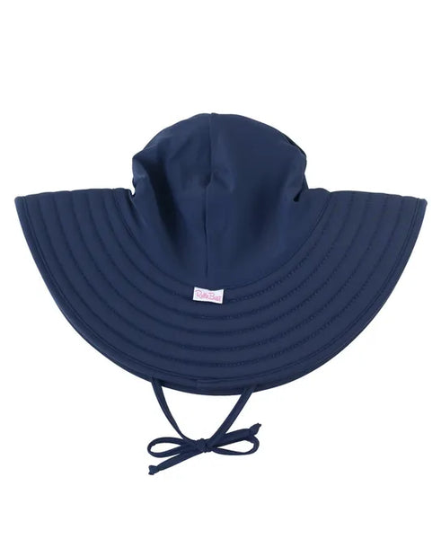 RuffleButts Navy Swim Hat