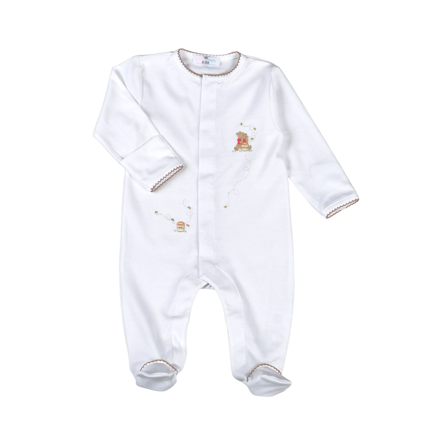 Baby Loren Honey Bear Footie