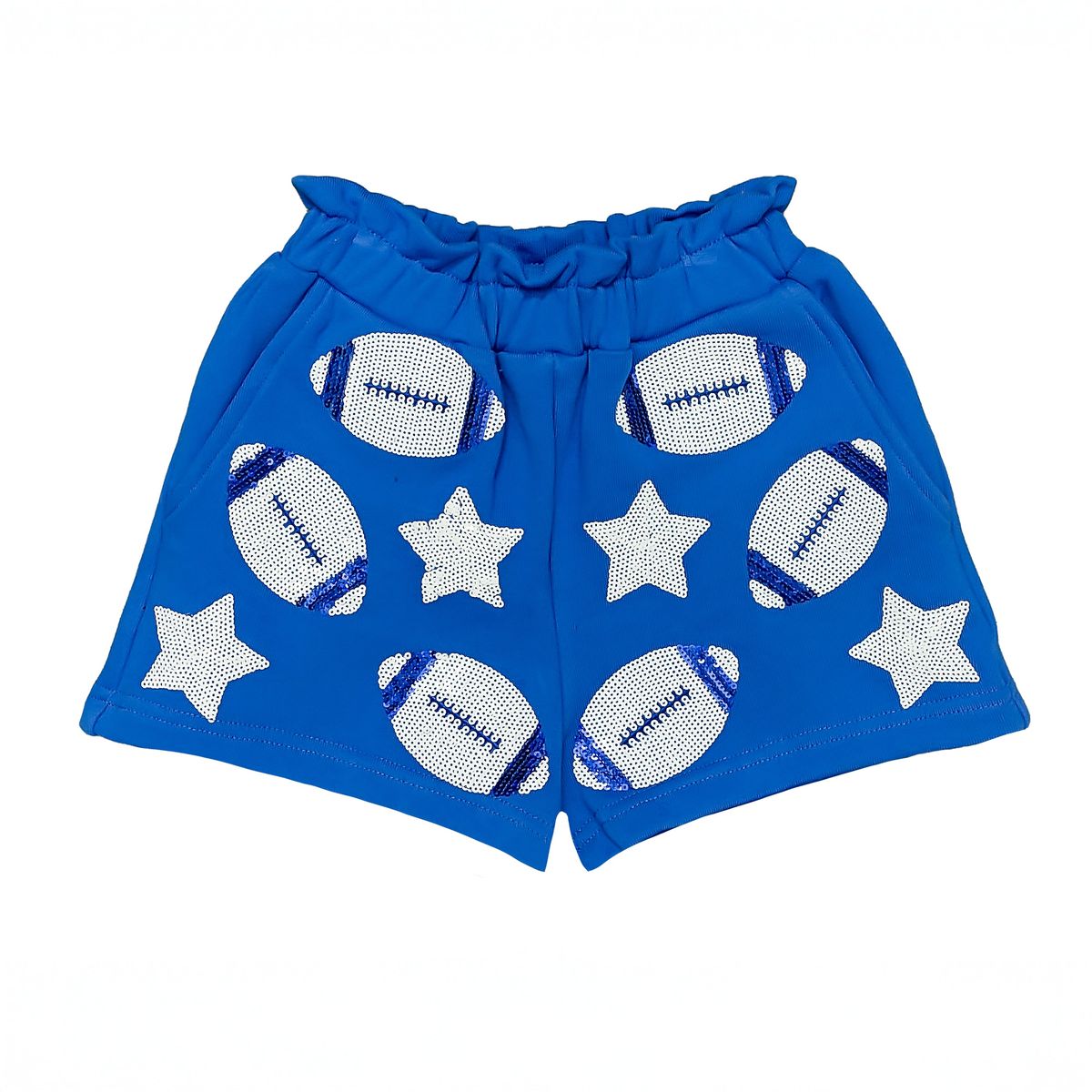 Belle Cher Royal Sequin Football Short