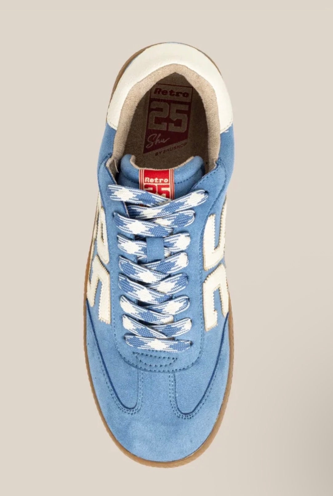 Shu Shop Retro Mini Blue Suede