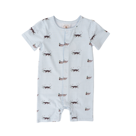 Cypress Row Field and Feather Romper