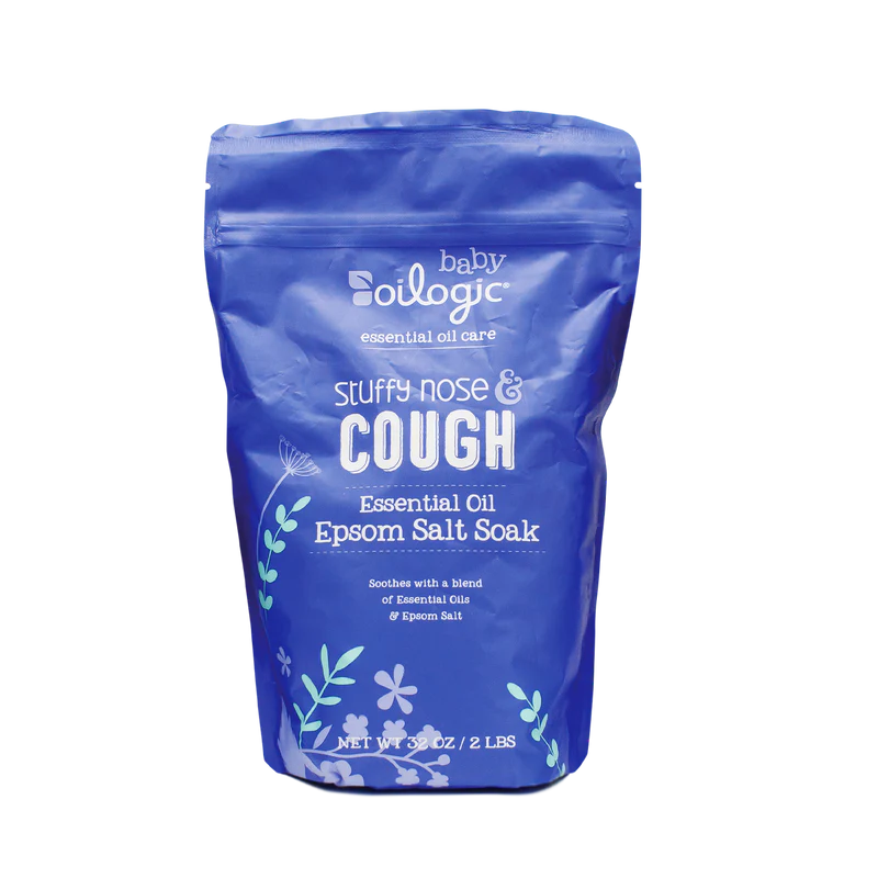 Oilogic Stuffy Nose & Cough Essential Oil Epsom Salt Soak